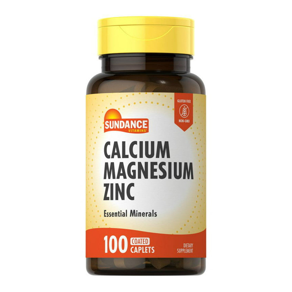 Sundance Vitamins Calcium Magnesium Zinc Plus D3 Tablets, 100 Ea